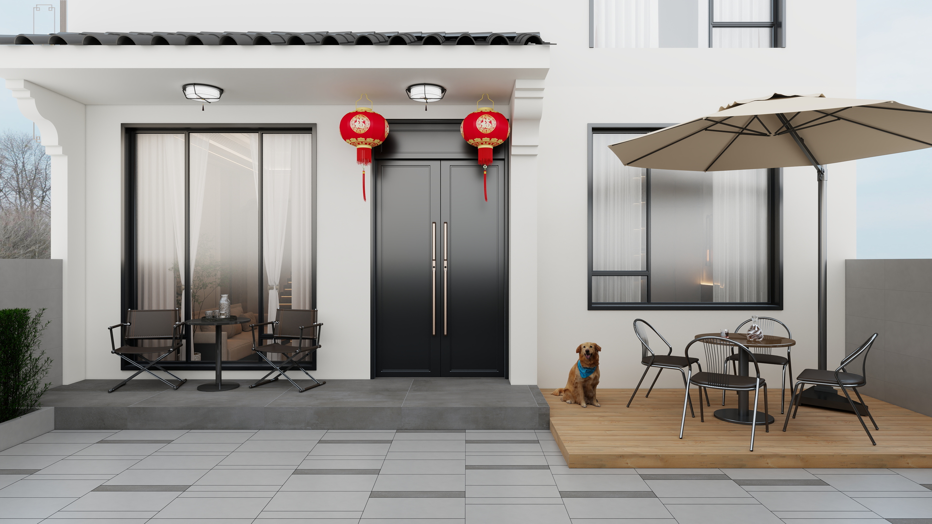 『2026-4』50平丨现代新中庭院