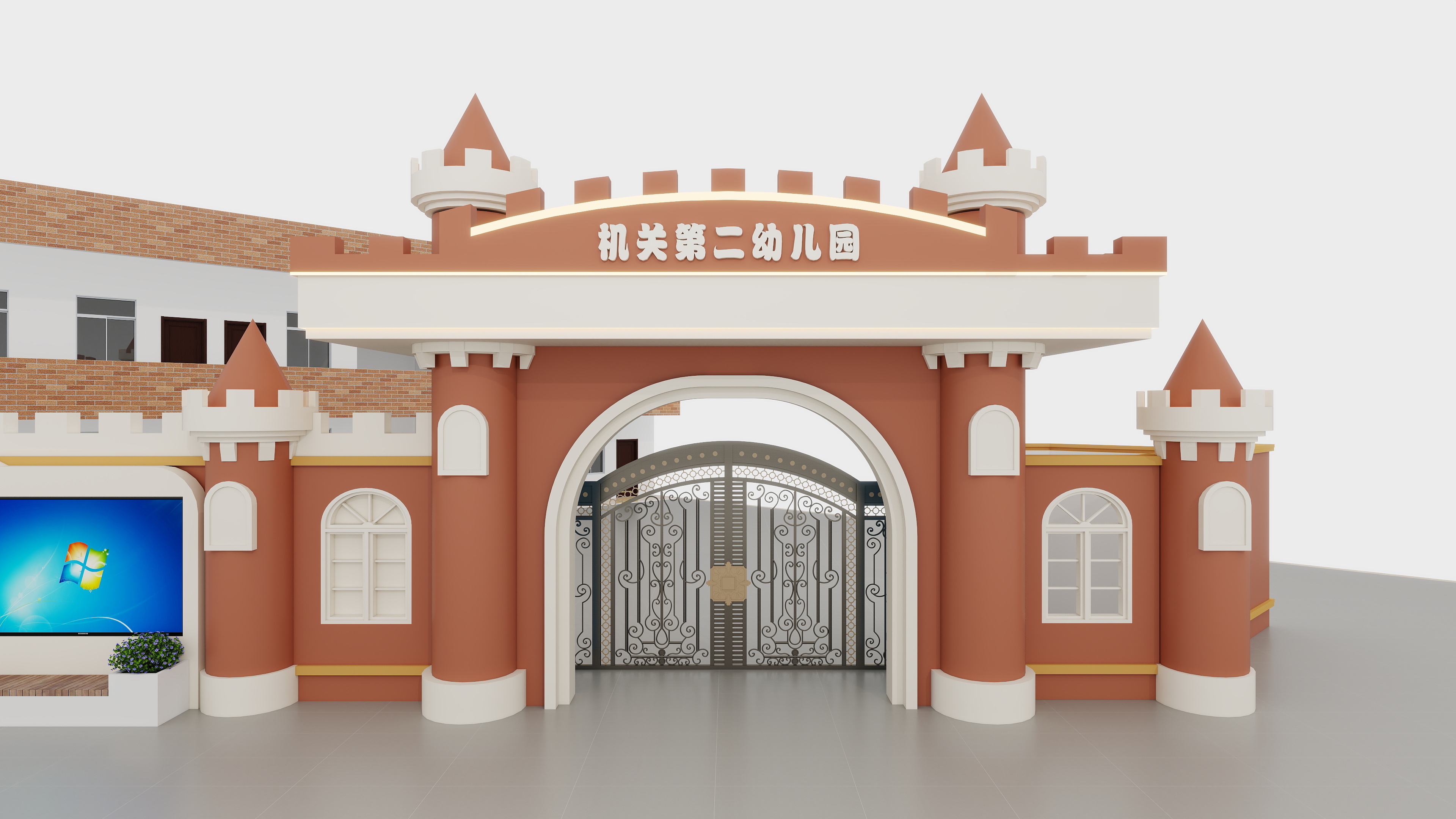 幼儿园大门